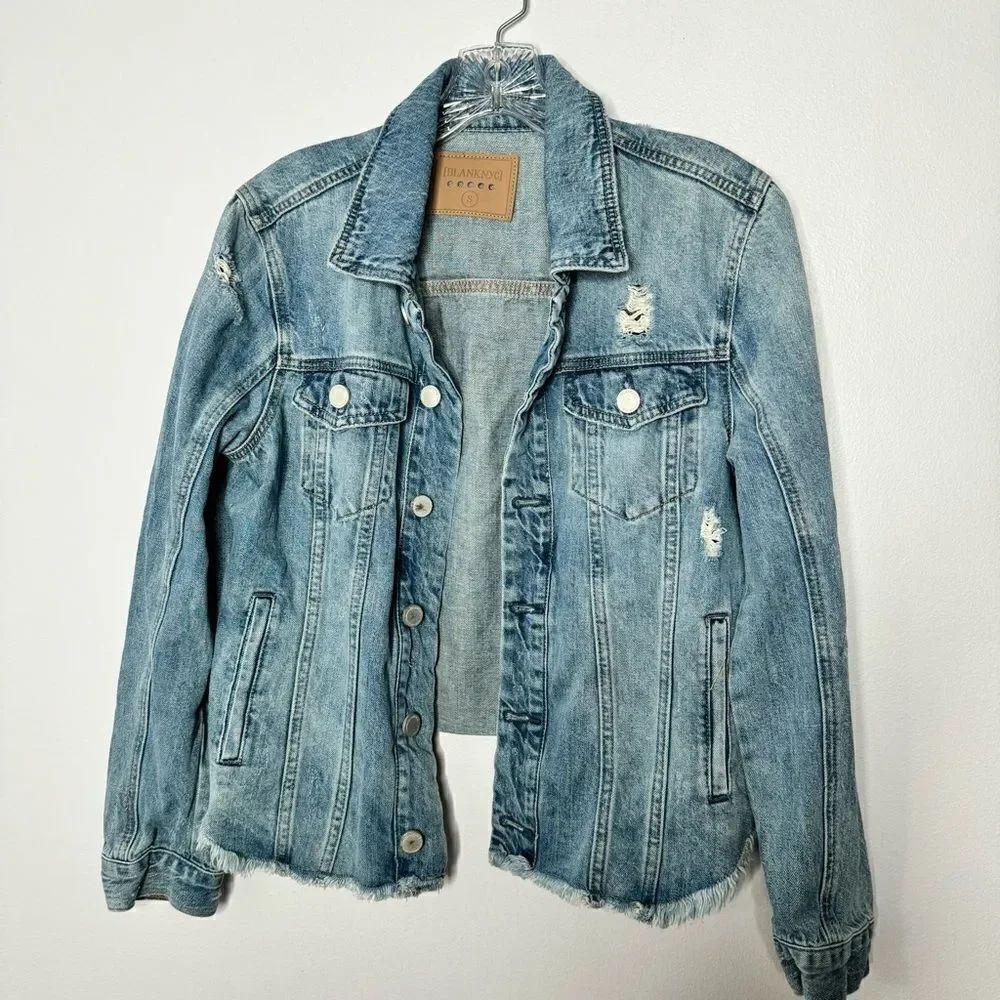 Blank NYC jeans jacket size small